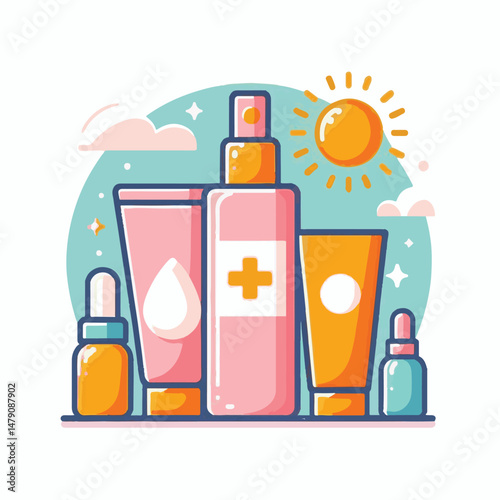 sunscreen, skin, cream, sun, sunblock, lotion, protection, care, summer, tan, vacation, suntan, cosmetic, woman, holiday, beach, body, face, spf, skincare, sunny, health, beauty, sunbathing, travel, p