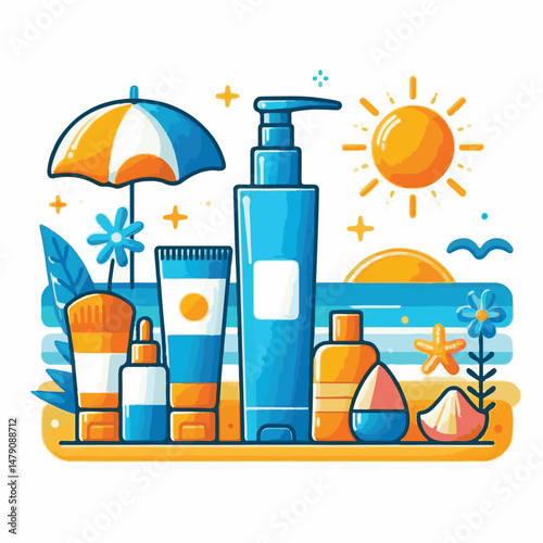 sunscreen, skin, cream, sun, sunblock, lotion, protection, care, summer, tan, vacation, suntan, cosmetic, woman, holiday, beach, body, face, spf, skincare, sunny, health, beauty, sunbathing, travel, p