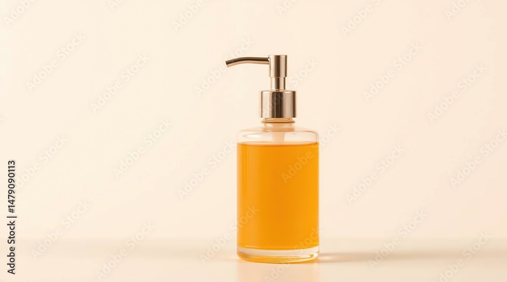 Naklejka premium facial skincare bottle mockup