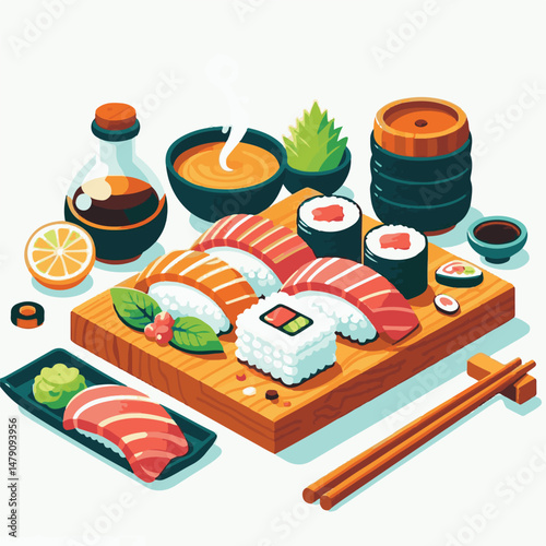 seafood, sushi, fresh, gourmet, traditional, rice, delicious, food, fish, japanese, cuisine, sashimi, maki, asian, tasty, roll, japan, menu, salmon, restaurant, dinner, lunch, seaweed, wasabi, asian f
