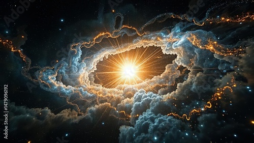 Pulsar Light Beams Across the Cosmos - Galaxy Wallpaper Set