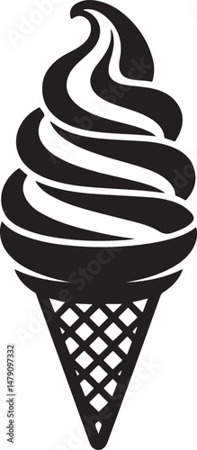 Classic Ice Cream Cone Silhouette Design

Double Scoop Ice Cream Vector Art

Ice Cream Sundae with Cherry Silhouette

Popsicle and Ice Cream Bar Vector Scene

Cute Ice Cream Character Silhouette