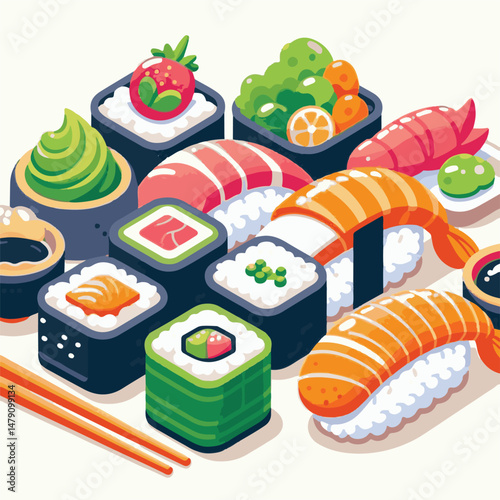 seafood, sushi, fresh, gourmet, traditional, rice, delicious, food, fish, japanese, cuisine, sashimi, maki, asian, tasty, roll, japan, menu, salmon, restaurant, dinner, lunch, seaweed, wasabi, asian f