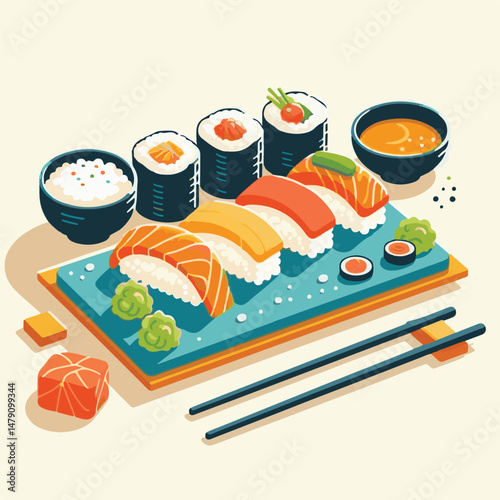 seafood, sushi, fresh, gourmet, traditional, rice, delicious, food, fish, japanese, cuisine, sashimi, maki, asian, tasty, roll, japan, menu, salmon, restaurant, dinner, lunch, seaweed, wasabi, asian f