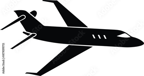 vector illustration of an airplane