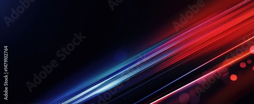 Dynamic abstract design with vibrant color lines.