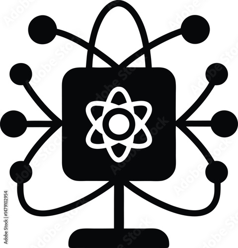 atom icon set