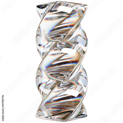 Abstract Shapes Glass Dispersion