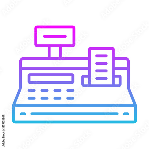 Cashier Machine Icon