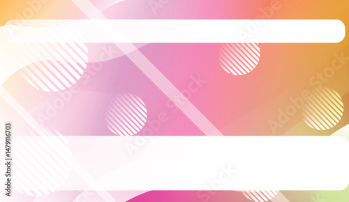 Dynamic shape background With Wave Gradient Shape, Line, Circle, Space for Text. For Futuristic Ad, Booklets. Vector Illustration