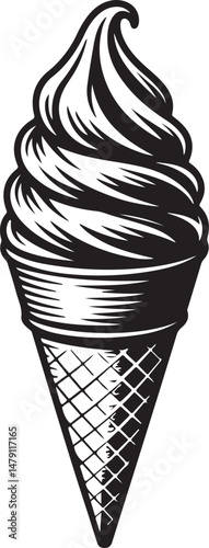 Classic Ice Cream Cone Silhouette Design

Double Scoop Ice Cream Vector Art

Ice Cream Sundae with Cherry Silhouette

Popsicle and Ice Cream Bar Vector Scene

Cute Ice Cream Character Silhouette
