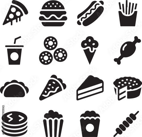 Classic Ice Cream Cone Silhouette Design

Double Scoop Ice Cream Vector Art

Ice Cream Sundae with Cherry Silhouette

Popsicle and Ice Cream Bar Vector Scene

Cute Ice Cream Character Silhouette