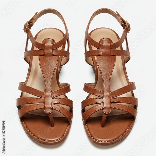 Brown Leather Women's Sandals - Stylish Summer Footwear