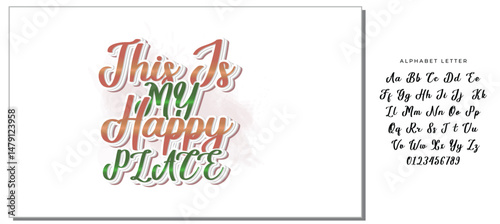 this is my happy place quote letter