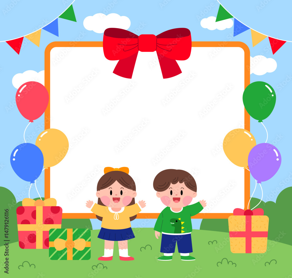 Obraz premium 생일일