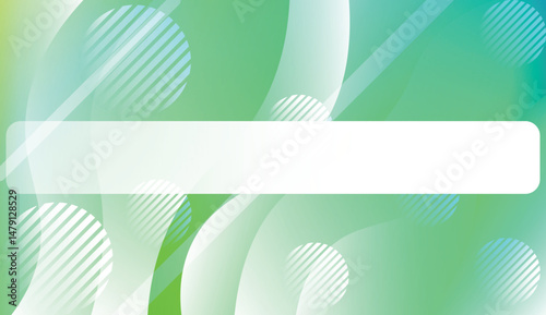 Wavy Background with Lines, Circle. For Cover Page, Landing Page, Banner. Vector Illustration
