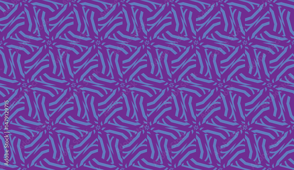 Fototapeta premium Curved line in triangles style. Vector illustration. Decorative design for For interior wallpaper, smart design, fashion print