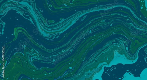 Liquid Teal Dreamscape