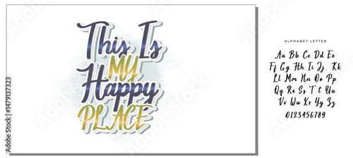 this is my happy place quote letter