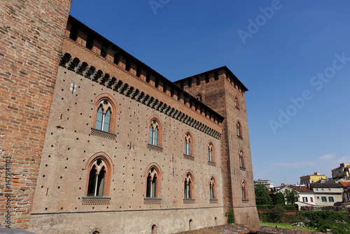 Pavia village city Italy Italian characteristic square vision