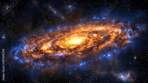 The Milky Way        s galactic core glowing