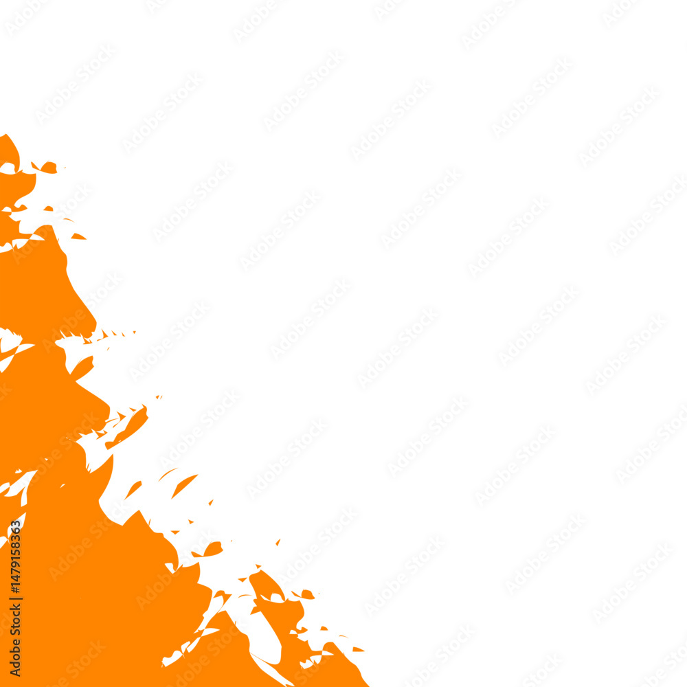 Obraz premium Brush Stroke Corner