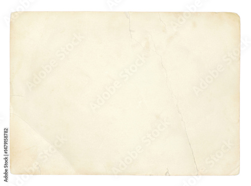 old paper texture on white