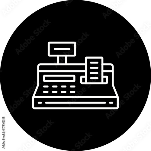 Cashier Machine Icon