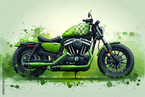 Highly Detailed and Professional Flat Vector Art of a Bike – Modern Bicycle Illustration