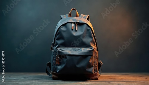 Stylish backpack with built-in erasable blackboard panel , backpack, functional