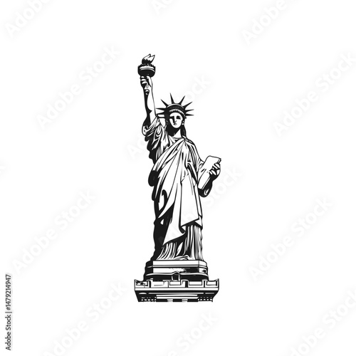 Silhouette World wonders set with sights symbols flat isolated vector illustration
