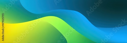 Abstract design with fluid color transitions