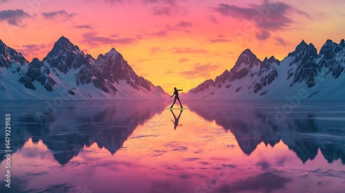 sunrise in the mountains