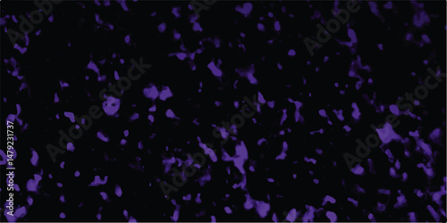 Abstract black and porple colors background Subtle Flying Snow. 3d shapes Voronoi diagram Seamless Geometric Retro tiles pattern.Frame confetti texture for holiday.