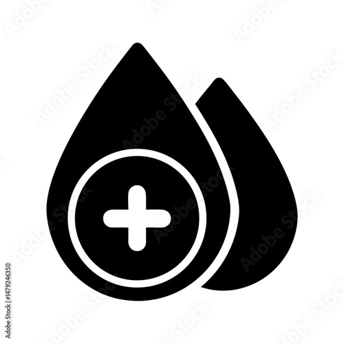 blood drop donation icon
