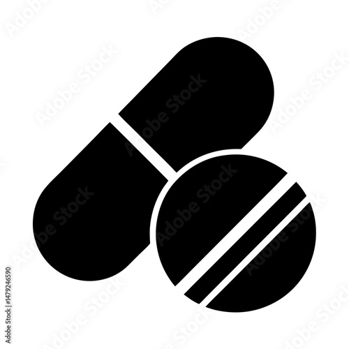 capsule icon pill silhouette
