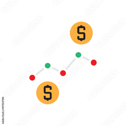 trading charts color