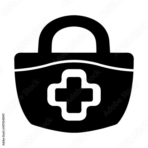 medical bag emergency icon
