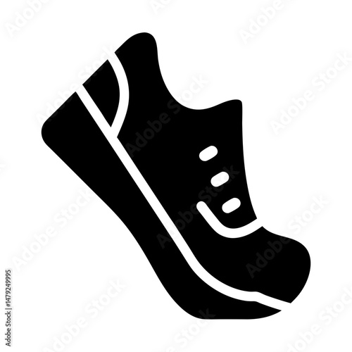running shoe icon footwear

