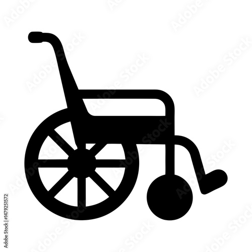 wheelchair icon silhouette
