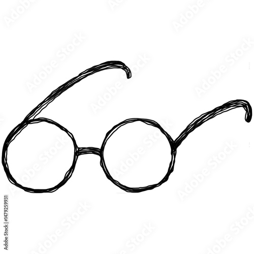 glasses isolated on white
