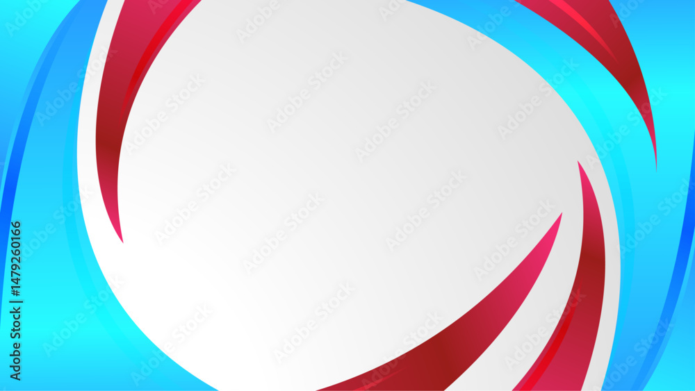 Obraz premium Abstract blue and red curved lines suitable for background, technology designs, modern art, graphic layouts, branding, and creative projects.