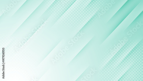 Mint green abstract backdrop with white dots. Perfect for springthemed designs, stationary, invitations, and digital presentations with a fresh touch.