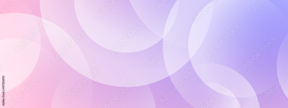 Fototapeta premium Pink and purple abstract background with overlapping circles. Suitable for presentations, posters, social media graphics, and website designs.