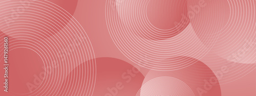Pink abstract background with white concentric circles suitable for digital art, backgrounds, web design, and creative projects. Vibrant and modern.