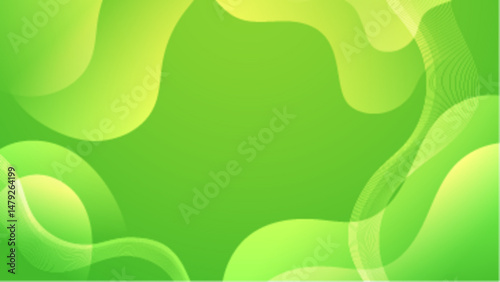Green and yellow abstract background for design projects, presentations, websites, and wallpapers. Vibrant colors create an energizing and eye catching scene.