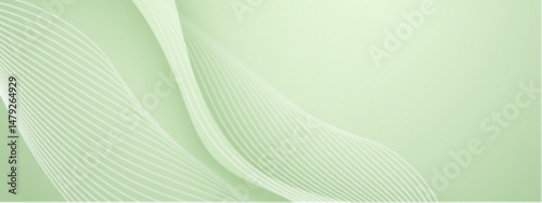 Light green background with white lines. Suitable for presentations, concept designs, wallpapers, or web graphics needing a minimalist touch.
