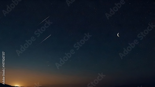 night sky with stars