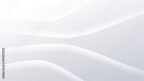 White abstract background with smooth curves suitable for modern web design, presentations, print materials, social media graphics, and digital art projects.