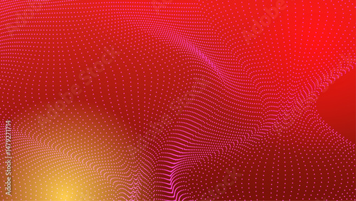 Abstract red gradient with pink lines, and yellow light suitable for modern designs, backgrounds, branding, and artistic projects requiring a contemporary touch.
